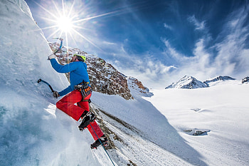 Pitztal, Ice Climbing HD wallpaper