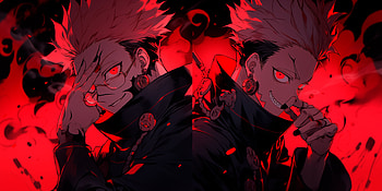 Sukuna-Jujutsu-Kaisen-Anime--, Sukuna (Jujutsu Kaisen), Anime, Jujutsu Kaisen, dark anime HD wallpaper