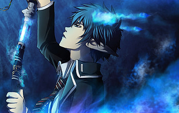 anime, Blue Exorcist , & tablet, Exorcist action HD wallpaper