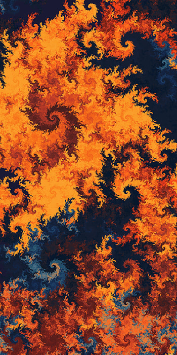 Abstract, Patterns, Multicolored, Motley, Swirling Fractal, Fractal Swirling HD phone wallpaper