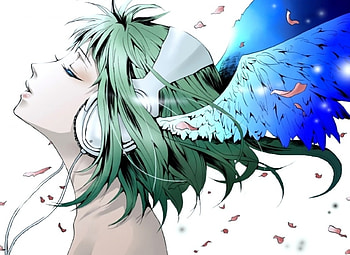 Let the music in you, music, girl, anime, heads HD wallpaper