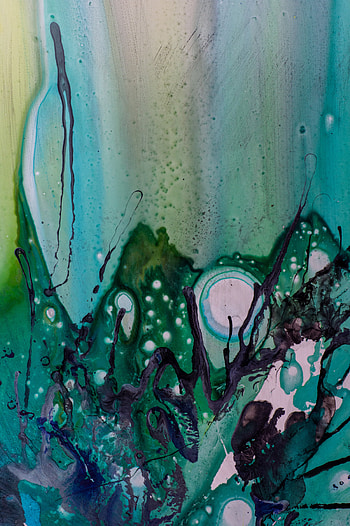 Abstract, Patterns, Circles, Divorces, Paint, Stains, Spots HD phone wallpaper