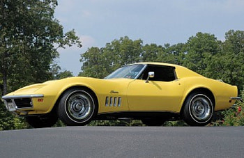 Corvette / Sixty Nine, Yellow, Vette, Classic, GM HD wallpaper