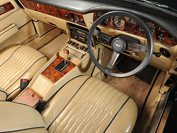 Interior, Aston Martin, Cars, Steering Wheel, Rudder, Salon, Speedometer, V8, Volante, Beige, 1977 HD wallpaper