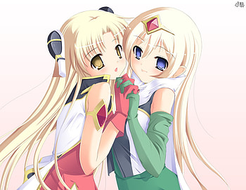 Galaxy Angel-Kahula and Ranpha, kahula, ranpha, anime, galaxy angel HD wallpaper