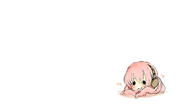 Mini Megurine Luka, pink, luka, anime, megurine, , mini, head HD wallpaper