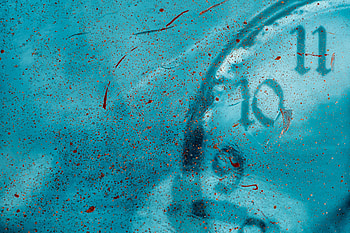 Abstract, Clock, Blur, Smooth, Stains, Spots HD wallpaper
