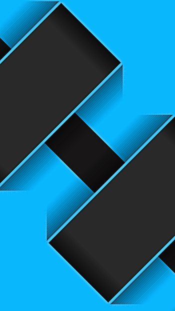 blue black amoled neon, material, modern, shapes, design, geometric, layers, pattern, lines, tint, digial HD phone wallpaper