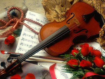 Background, Tools, Violins HD wallpaper