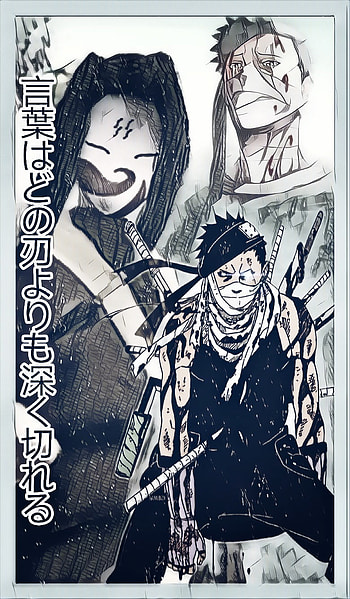 Zabuza, art, Anime, fictional character, Naruto HD phone wallpaper
