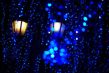Shine, Light, Miscellanea, Miscellaneous, Lantern, Lamp, Glow, Garland, Garlands HD wallpaper