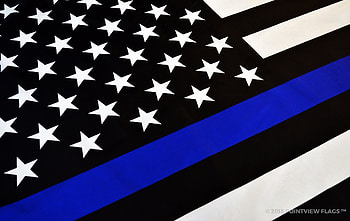 Thin Blue Line Flag HD wallpaper