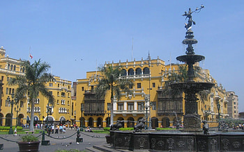 Plaza Mayor de Lima, Peru HD wallpaper