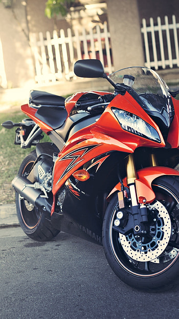 yamaha, yzf-r6, red, motorcycle HD phone wallpaper