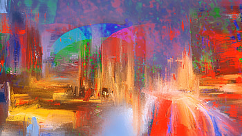 Texture, colorful, modern abstract art HD wallpaper