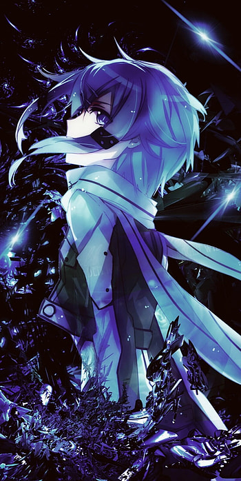 Sinon Sword Art Online, Anime, Beautiful, Blue Hair, Blue Hair Anime Girl, Sword Art Online, Anime Girl, Kirito, Asuna, Girl HD phone wallpaper