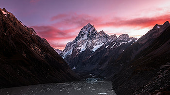 Frosty Peaks Mountains, mountains, nature HD wallpaper