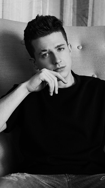 Charlie Puth monochrome, Xperia , , Music artist HD phone wallpaper