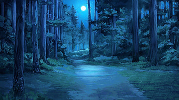 windows forest. Night forest, Anime forest, Anime scenery, Dark Anime Forest HD wallpaper