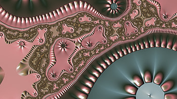 Trippy Psychedelic Fractal, trippy, psychedelic, aesthetic, Abstract, fractal HD wallpaper