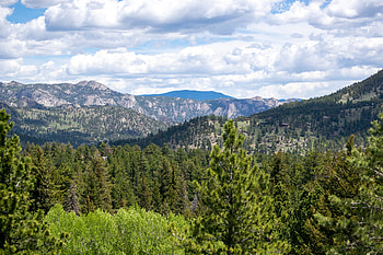 Landscape, Nature, Mountains, Clouds, Forest HD wallpaper