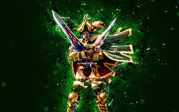 Cervantes, , green neon lights, Soulcalibur, Serubantesu de Reon, Soul series, fighting games, Soulcalibur characters, Cervantes Soulcalibur HD wallpaper