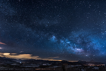 Milkway Glowing Stars Sky , milky-way, universe, graphy, stars HD wallpaper