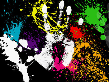 white hand, blue, white, black, the hand, orange, hand, purple, pink, violet, the hands, green, yellow, red HD wallpaper