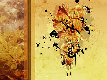 Yellow Autumm Leaves, leaves, abstract, yellow, autumm, beautiful, orange HD wallpaper