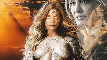 Angelina Jolie As Thena In The Eternals , thena, eternals, marvel, movies, 2021-movies, angelina-jolie HD wallpaper