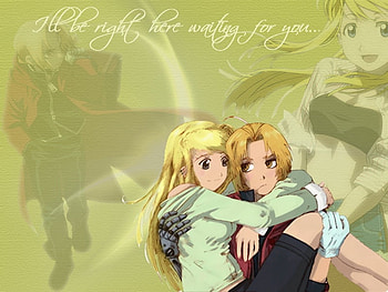 my love, winry, edward, fullmetal alchemist, love, couple HD wallpaper