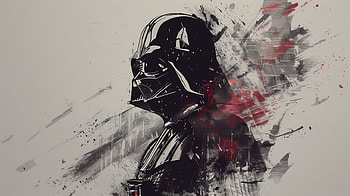 Darth Vader Abstract Art - Star Wars, movie, Star Wars, Darth Vader HD wallpaper
