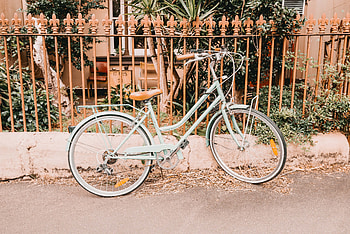 Miscellanea, Miscellaneous, Fence, Street, Bicycle HD wallpaper