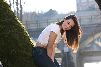 Lorena Garcia, Women, Hair, Model, Smile HD wallpaper