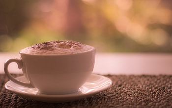 Food, Coffee, Cinnamon, Cup, Foam, Meerschaum, Saucer, Latte HD wallpaper