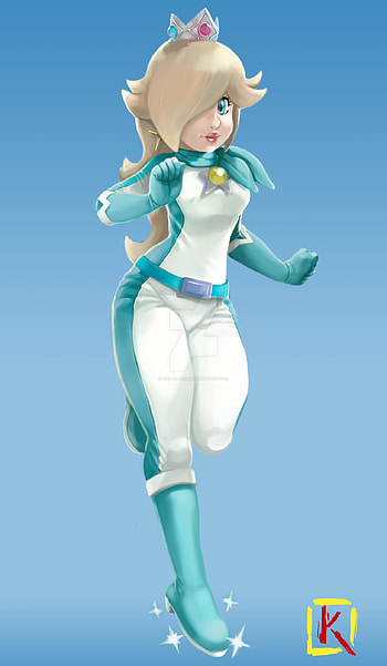 ... Princess Rosalina - Mario Kart 8 Motorcycle Suit by kaiser-nagai HD phone wallpaper