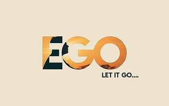 Ego, word, texture, quote, card HD wallpaper