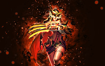 Natalia Phantom Dancer, , red neon lights, Mobile Legends, creative, Natalia Phantom Dancer Skin, Legend Skin, Natalia Phantom Dancer Guide, Natalia Phantom Dancer Mobile Legends HD wallpaper