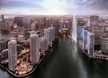 Miami Skyline, Aston Martin, Residential tower HD wallpaper
