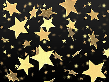 Stars, Gold, Texture, Textures, Flight HD wallpaper