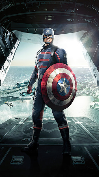 superhero, Captain America, TV Show, The Falcon and the Winter Soldier HD phone wallpaper
