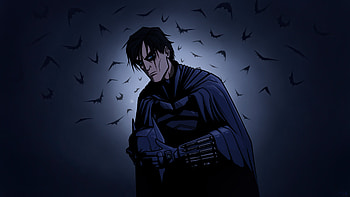 The Batman Robert Pattinson Minimal , batman, robert-pattinson, superheroes, minimalism, minimalist, artist, artwork, digital-art, deviantart HD wallpaper