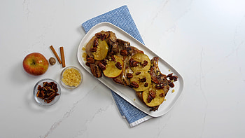 Maple pecan glazed, Pork chops delight, Sheet pan recipe, Perfect autumn flavors HD wallpaper