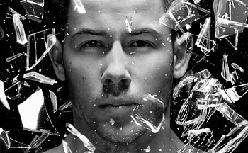 Nick Jonas Monochrome, nick-jonas, music, male-celebrities, monochrome, black-and-white HD wallpaper