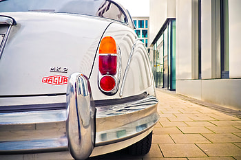 Jaguar, Cars, Retro, Rear Bumper, Oldtimer HD wallpaper