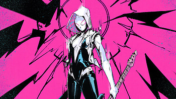 Spider Gwen Music Day , gwen-stacy, superheroes, artist, artwork, digital-art HD wallpaper