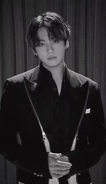 Jeon Jungkook, BTS, handsome, Army, collar, white, Kpop, street_fashion, black, kookie HD phone wallpaper