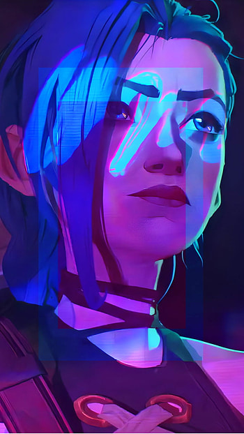 Arcane, Legaue of Legends, LoL, Jinx HD phone wallpaper