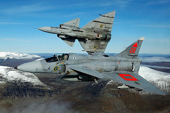 Saab_Viggen, cool, , saab-viggen HD wallpaper