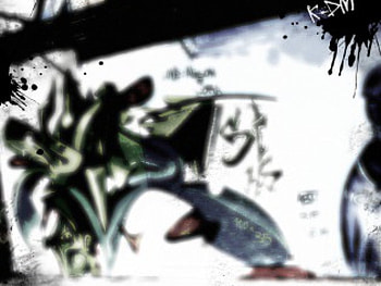 Graffiti k-DM, white, black, flashback, k-dm, graffiti, colors HD wallpaper